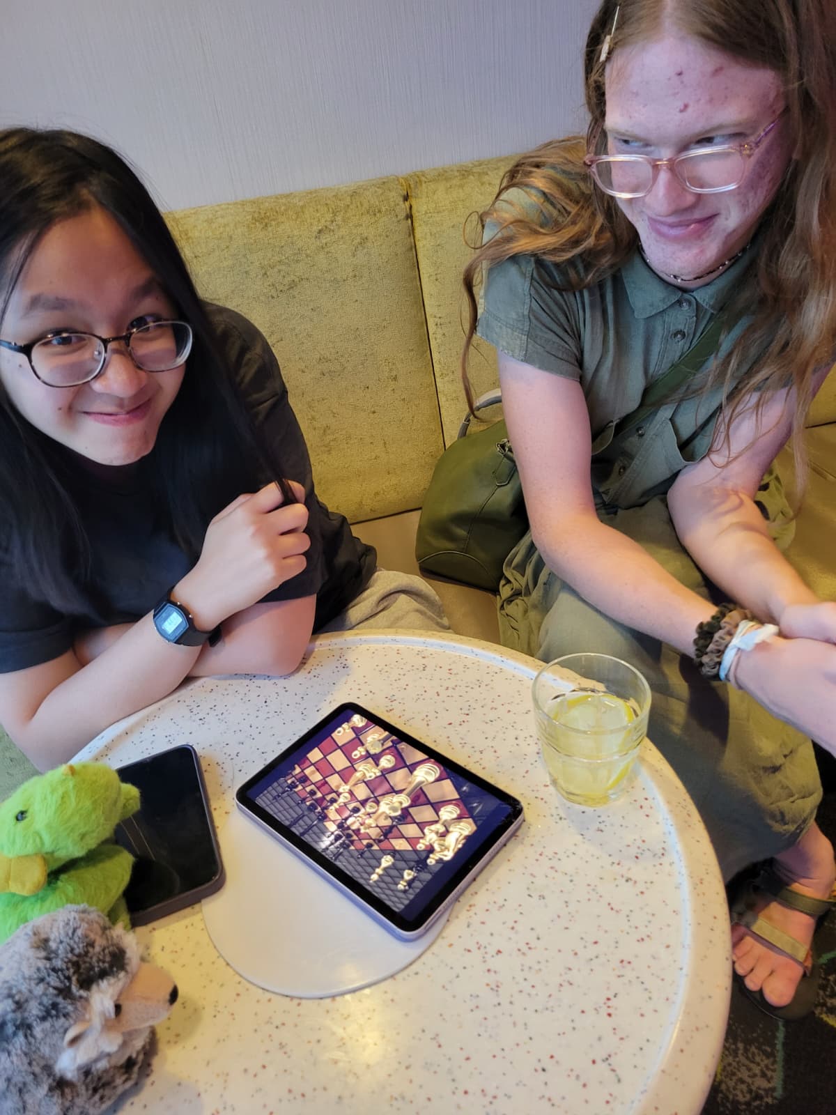Dino learns how to play chess